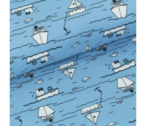 Bio Jersey Stoffonkel - Over the seas